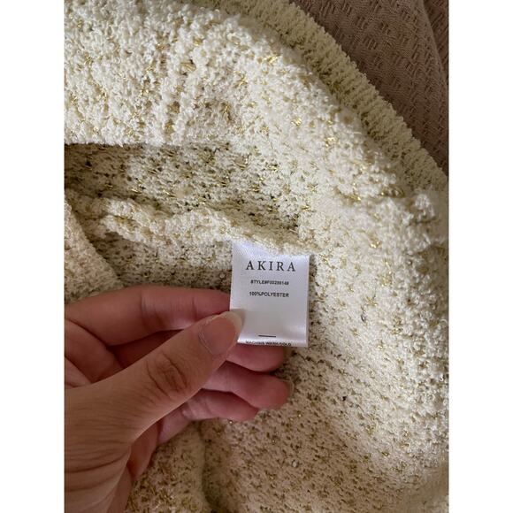 AKIRA Feelin' Sweet Knit Sweater Dress with Pearls Size Small NEW - Picture 7 of 9